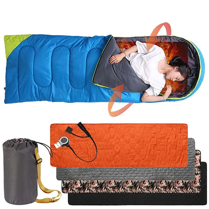 Outdoor Camping Rechargeable Heated Blanket Multifunction Mattress